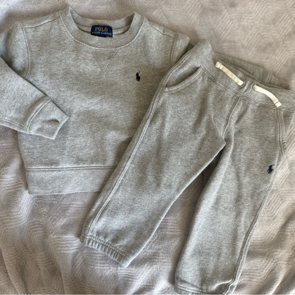 Ralph Lauren Heather Gray Set